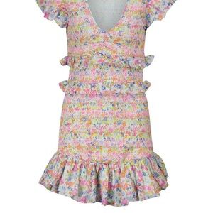LoveShackFancy Sonora floral cotton minidress